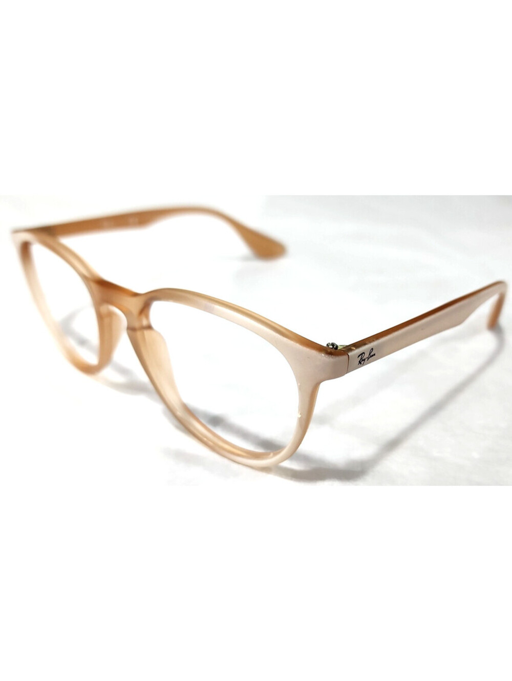 Ray Ban RB7046 5818 Brown White Round Eyeglasses 51-18 140